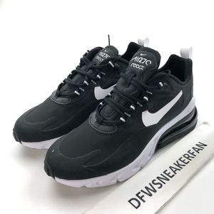 Nike Air Max 270 React Womens Black White Sneakers